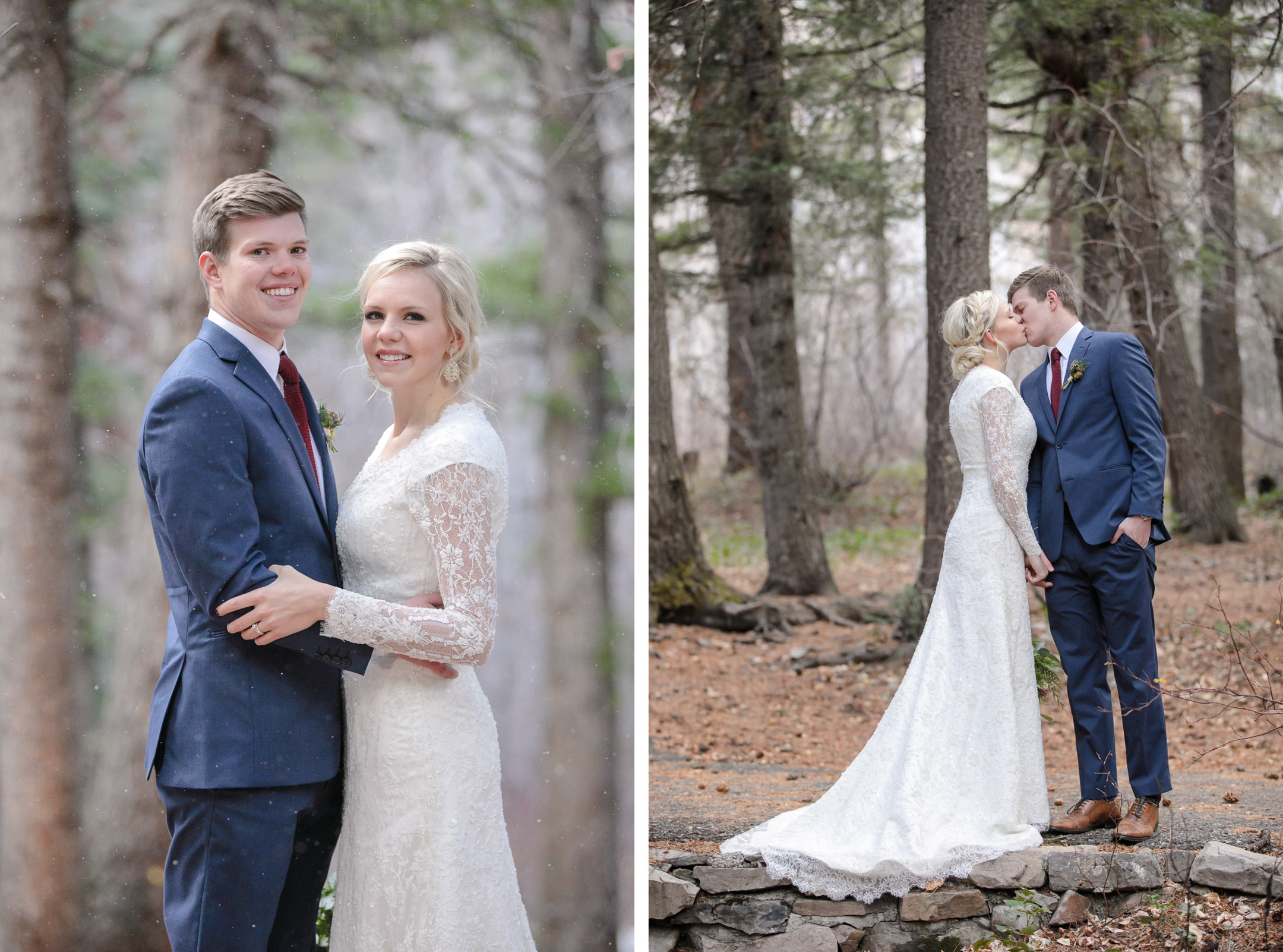 EK-Studios-Utah-Wedding-Photographers-Bridals-in-the-woods-pines-winter-dark-red-floral012-Blog