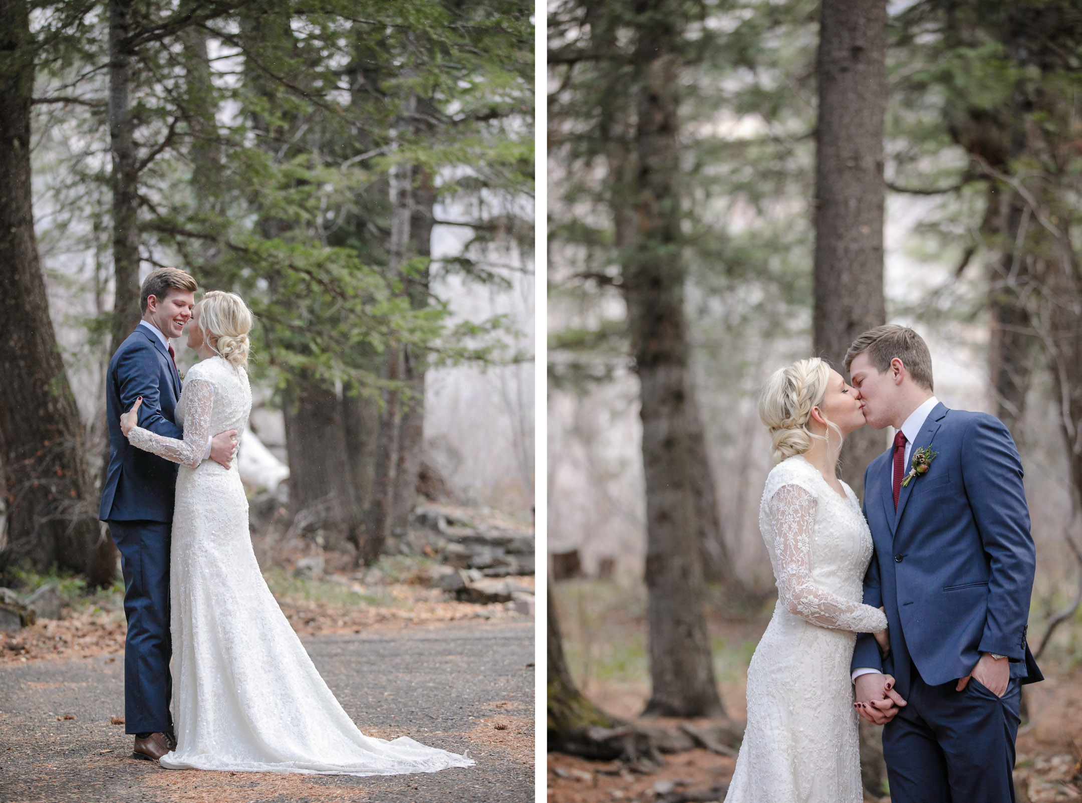 EK-Studios-Utah-Wedding-Photographers-Bridals-in-the-woods-pines-winter-dark-red-floral016-Blog
