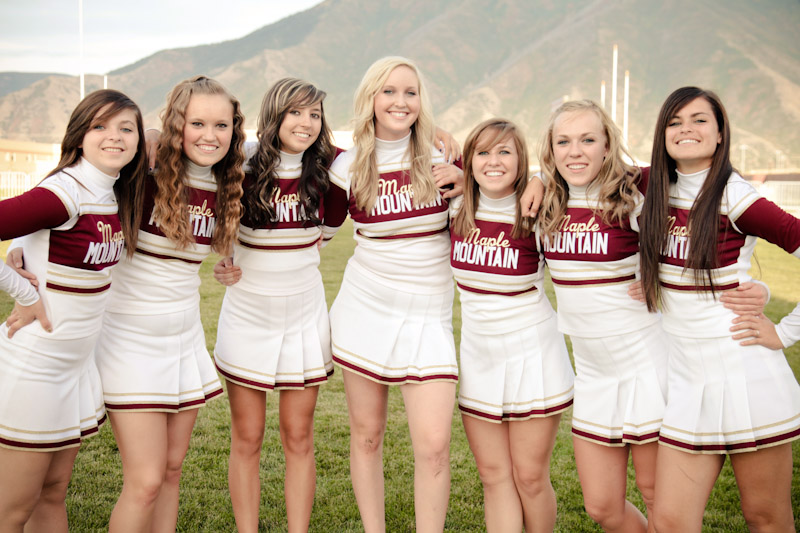 Cheerleader Group Portraits | Utah Portrait Photographer | Elisabeth ...