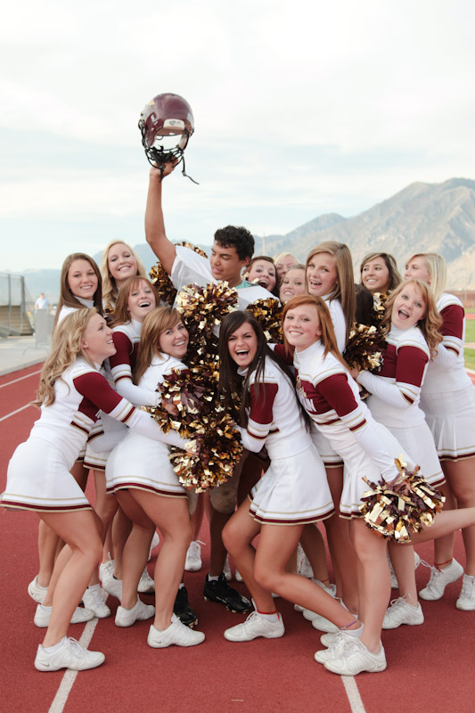 Cheerleader Group Portraits | Utah Portrait Photographer | Elisabeth
