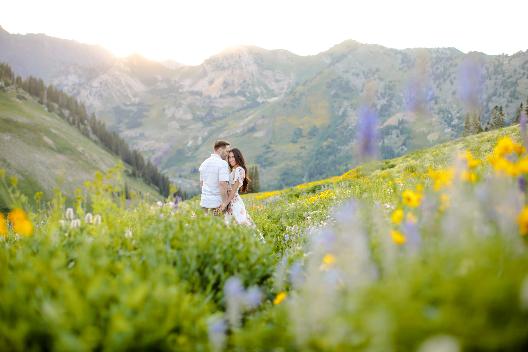 Engagements-Mountain-Meadow-Wildflowers-utah-Photoshoot-3