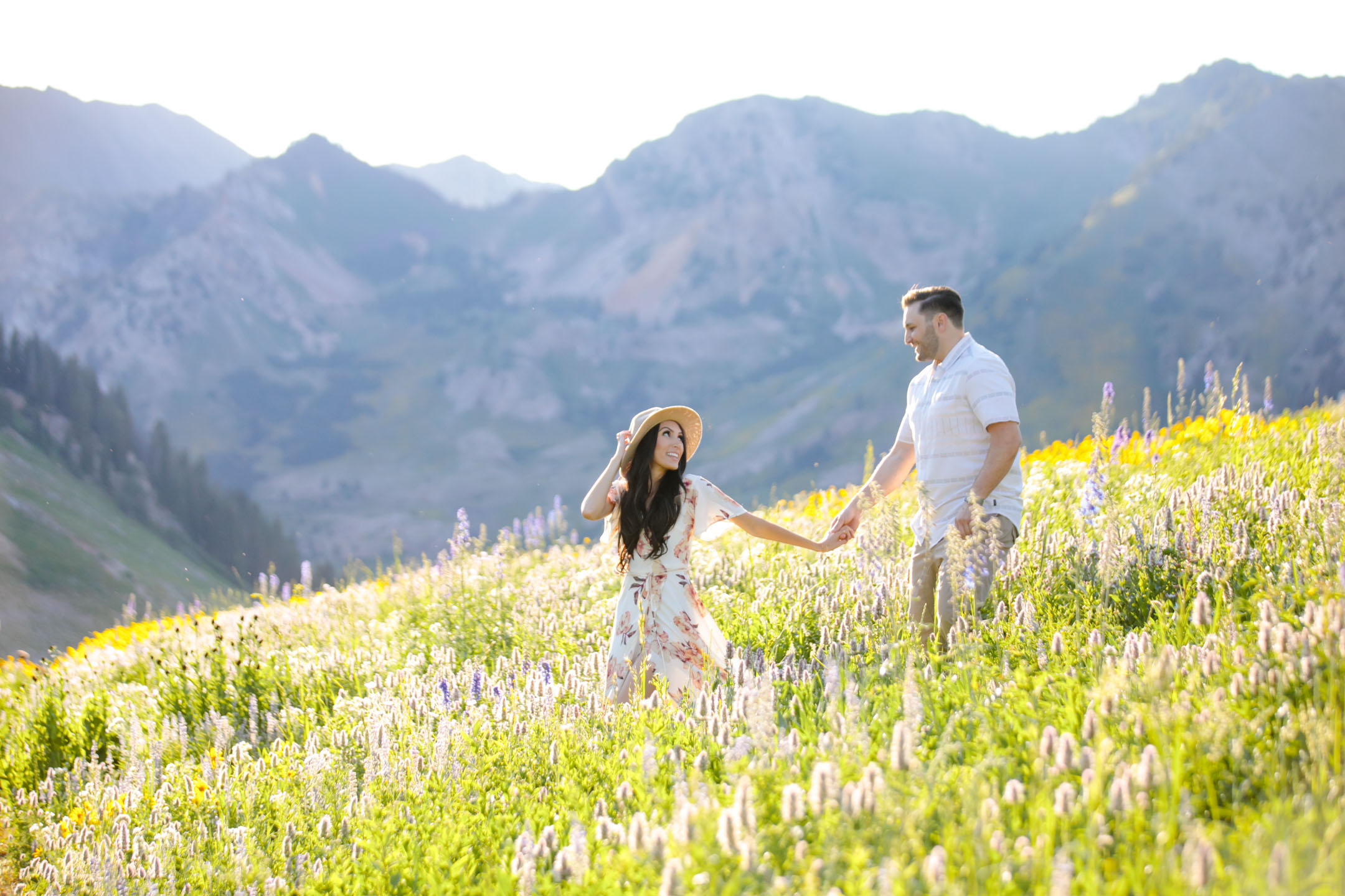 Engagements-Mountain-Meadow-Wildflowers-utah-Photoshoot-5