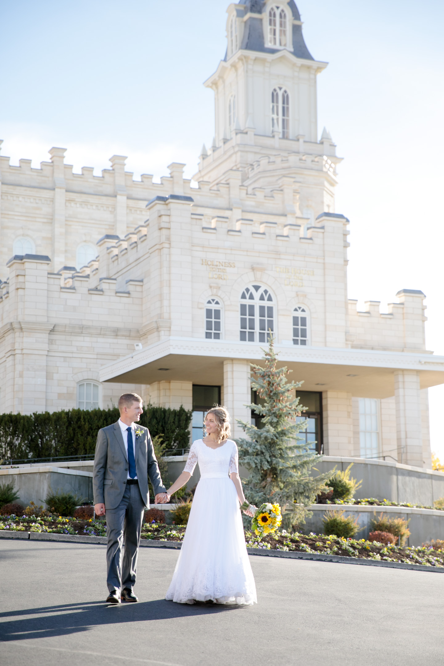  Manti  Temple Wedding  Sabrina Tyler Utah  Wedding  