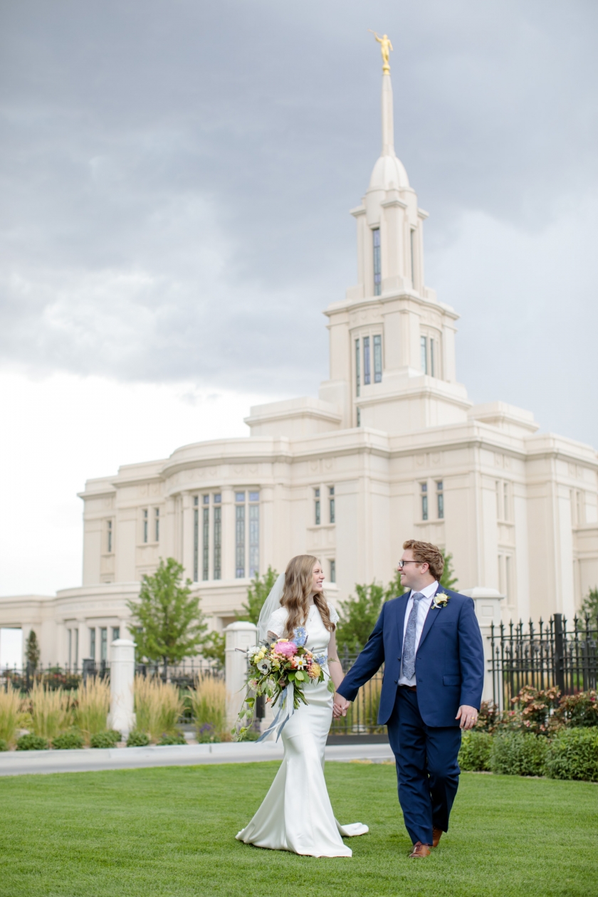 Hannah + Austin // Payson Utah Temple // LDS Wedding Film 